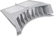 Spares2go Hinged Lint Screen/Fluff Filter compatible with Creda Tumble Dryers (Grey)