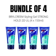 BRYLCREEM Styling Gel STRONG HOLD (4 x 150ml)
