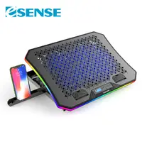 在飛比找PChome24h購物優惠-Esense G20 RGB 電競筆電散熱墊