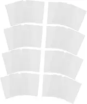 Beatifufu Cotton Makeup Remover Pads 450pcs Square Lint for Face Cleansing Nail Polish Removal