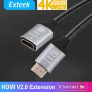HDMI Extension Cable Male to Female Lead V2.0 V2.1 4K 8K HDTV Extender Adapter