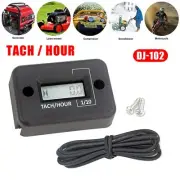 Digital RPM Hour 2in1 Meter Tachometer Gauge Timer Backlight Waterproof 4 Stroke