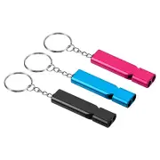 Survival Whistle, 3Pcs Loud Sound Outdoor Safety Whistle, Black Blue Pink
