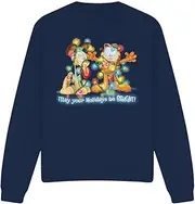 [Garfield] Unisex Adult Bright Holidays Sweatshirt