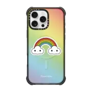 iPhone 16 Pro Max Ultra Impact Case MagSafe Compatible Double Rainbow