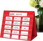 Desktop Pocket Chart,Tabletop Display Stand - Double-Side Foldable Blending Board for Words Phonics Games, Reading Display for Kids Students Teachers