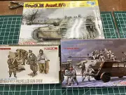 NiOB Dragon 1/35 6644 Stug III Ausf. F. & 9051 6016 Mechanics Support Crews.