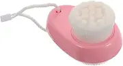 CALLARON Silicone Facial Cleansing Brush Dual Sided Skin Care Tool for Deep Cleansing Exfoliating Massaging Portable Manual Face Scrubber for Women Men