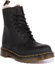 Dr Martens 1460 Serena Lace Up Leather Ankle Womens Boots In Black UK 3 - 8