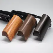 L Wood Hand Grip Holder For Arca /Nikon ZF Camera Aluminum Alloy Baseplate