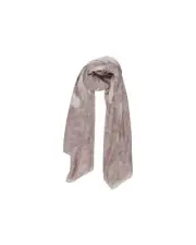 Alviero Martini Prima Classe World Map Print Scarf Women Gray Scarves & Shawls