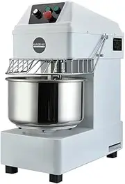 EUROCHEF Commercial 30L 1800W Spiral Dough Mixer Machine, 2 Speed, for Bakery and Pizza Shop