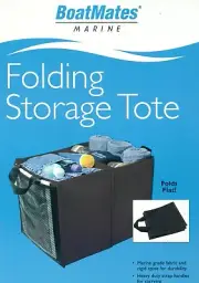 Folding Storage Tote Organiser Case for Boats, Caravans, Cupboard 40 x 30 x 30cm