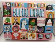 Galison 1000 Piece Jigsaw “Life Before Social Media”