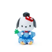 New Cute Cartoon Pochacco Halloween Monster Ghost Plush Kids Stufed Toys 16cm