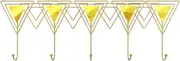Coat Rack Wall Mount Coat Rack Wall Mount - Gold Coat Hanger with 5 Hooks, Wall Hooks for Hanging, Hat Racks for Baseball Caps Wall, Towel Hooks, Jacket Hanger Wall Coat Hooks