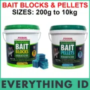 BAINBRIDGE RAPID KILL - PREMIUM BAIT - BLOCKS or PELLETS - RAT & MOUSE POISON