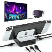 TV Docking Station for Nintendo Switch/Nintendo Switch OLED Model, 6-in-1 Switch