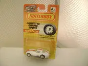 1992 MATCHBOX SUPERFAST MB2 WHITE CORVETTE GRAND SPORT NEW ON CARD