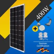 400W Solar Panel Kit Mono 400 Watt Home Fixed Caravan Camping Battery Charging