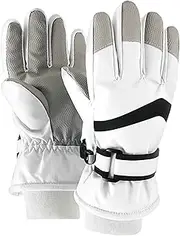 [Generic] Gloves Winter - Warm Waterproof Gloves | Snow Gear Winter Accessories | Thermal Snowboarding Gloves | Adjustable Warm Gloves |Snow Gloves Kids | Nonslip Snowboard Sport Mittens for Girls Boys