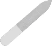 Mikinona 1pc Double Sided Colored Glass Nail File Manicure Buffer for Smooth Shiny Nails Professional Use Easy Surface Sanding Polish Removal