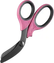 xShear 7.5 Extreme Duty Trauma Shears - Black Titanium Coated Blades The Perfect Scissors for The Paramedic EMT Nurse Or Any Emergency Healthcare Provider (Pink/Black)