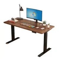 在飛比找PChome24h購物優惠-MGSHOP雙芯電動升降桌140CM /70電腦桌 辦公桌 