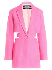 [Jacquemus] Jacquemus-La Robe Bari Gonne Fucsia-Donna 40FR Fuchsia