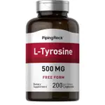 免運費 PIPING ROCK 左旋酪胺酸 L-TYROSINE 左旋酪氨酸 500MG 200顆