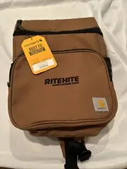 Carhartt Backpack CI0416 20 Can Cooler Brown Rain Defender Insulated w/Promo NWT