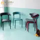【MAMORU】繽紛餐椅 牛角椅 椅子 書桌椅 塑膠椅 牛角餐椅 靠背椅戶外椅休閒椅OP811039 (2.3折)