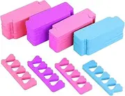 Reppkyh 40pcs/Pack Toes Separators Professional Nail Art Fingers Foots Sponge Soft Gel UV Beauty Tools Polish Manicure Disposable Pedicure Divider