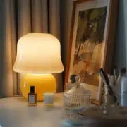 Simple Bedside Table Lamp Restaurant Desk Lamp Nordic Cream Mushroom Table Lamp