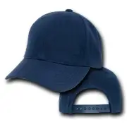 Navy Blue Youth Plain Blank Adjustable Childrens Baseball Ball Cap Hat Caps Hats