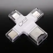 All in one 1 TF Card Reader for iPad iPhone Type C Micro USB Android Phone PC