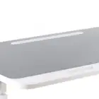 Small Table On Foldable Lift Bed With Black Brushed