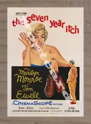 Historic 1955 The Seven Year Itch. Movie Postcard 2