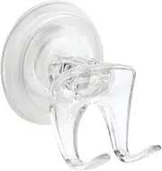 InterDesign Power Lock Suction, Razor Holder, Clear