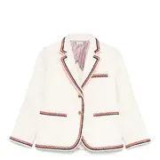 [Thom Browne] Selvedge Denim Cropped Sack Sportcoat Women