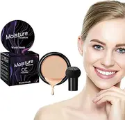 Air Cushion Foundation BB Cream | Mushroom Head Air Cushion CC Cream,CC Cream for Mature Skin, Brighten Long-Lasting Oil Control and Moisturizing Dobooo