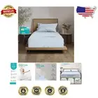 Luxurious 100% Egyptian Cotton Twin Sheet Set - 3 PC 800 Thread Count Light Blue