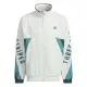 Adidas Word WOV JKT [IS5148 男女 立領 外套 風衣 運動 訓練 休閒 慢跑 寬鬆 白 藍綠