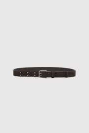Landon Suede Belt in Chocolate - CAMILLA AND MARC® C&M