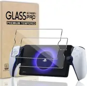 2-Pack Tempered Glass Screen Protector for PlayStation 5 PS Portal Handheld