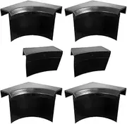 TYZYAGPGNL 6Pcs/Set Pool Table Billiard Pocket Hole Black Rubber Liners 4 Corner 2 Side Lining Snooker Replacement Accessories Snooker Accessories