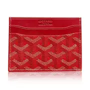 Size Cowhide Elegant Card Bag Small Style Card Bag fashion red