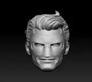 Kyle Rayner Green Lantern custom head sculpt for 4" 6" 7" 12" action figures