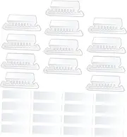 GRIRIW Detachable File Folder Tabs Plastic Hanging Storage Organizers File Folders Classification Index Tab