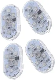 LOORGVEL Led Car Lighting 2 Sets Touch Control Automotive Atmosphere Lamp Roof Reading